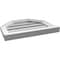 Ekena Millwork Octagonal Top Surface Mount PVC Gable Vent w/ 2"W x 2"P Brickmould Sill Frame, 20"W x 16"H GVPOT20X1603SF - alternate 5